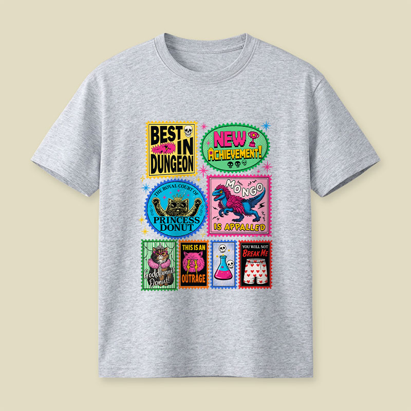 Dungeon Crawler Carl Stamps Playful T-Shirt