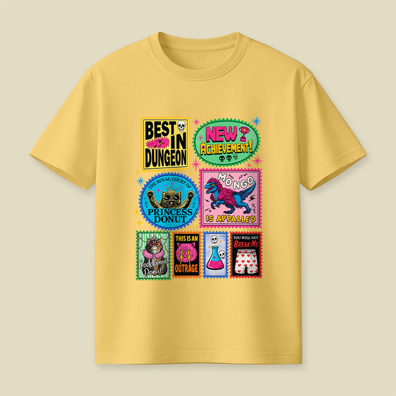 Dungeon Crawler Carl Stamps Playful T-Shirt