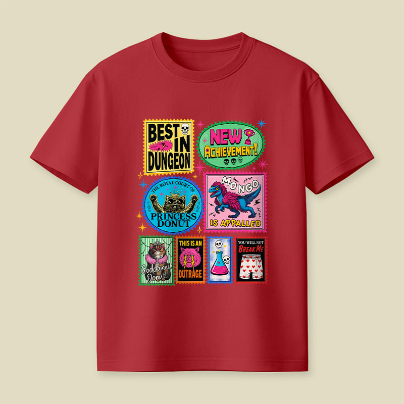 Dungeon Crawler Carl Stamps Playful T-Shirt