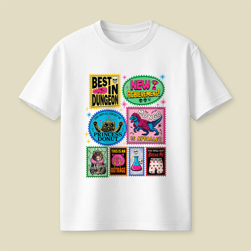 Dungeon Crawler Carl Stamps Playful T-Shirt