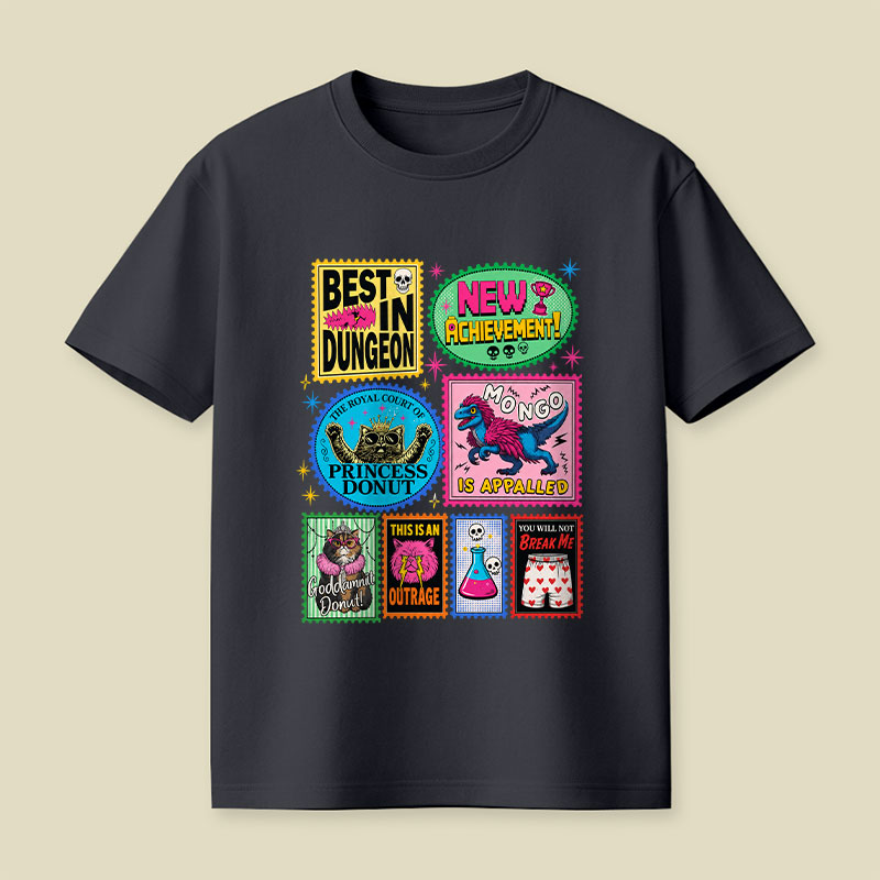 Dungeon Crawler Carl Stamps Playful T-Shirt