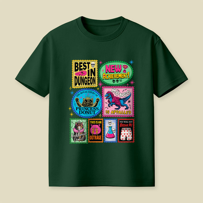 Dungeon Crawler Carl Stamps Playful T-Shirt