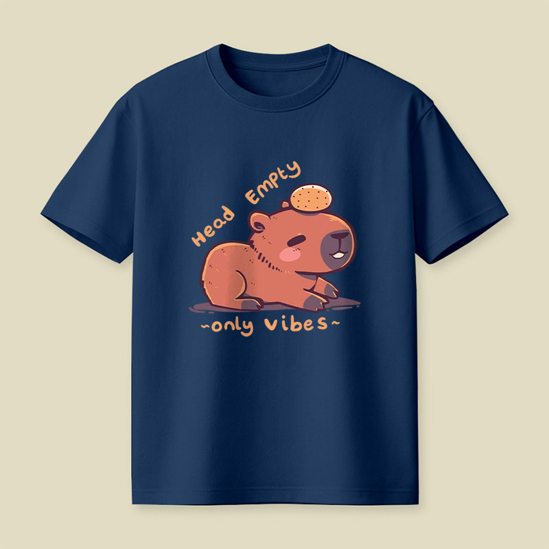 Head Empty Capybara Playful T-Shirt