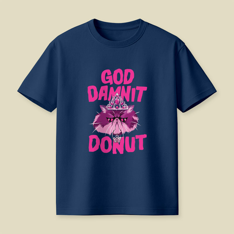Donut Cat Playful T-Shirt
