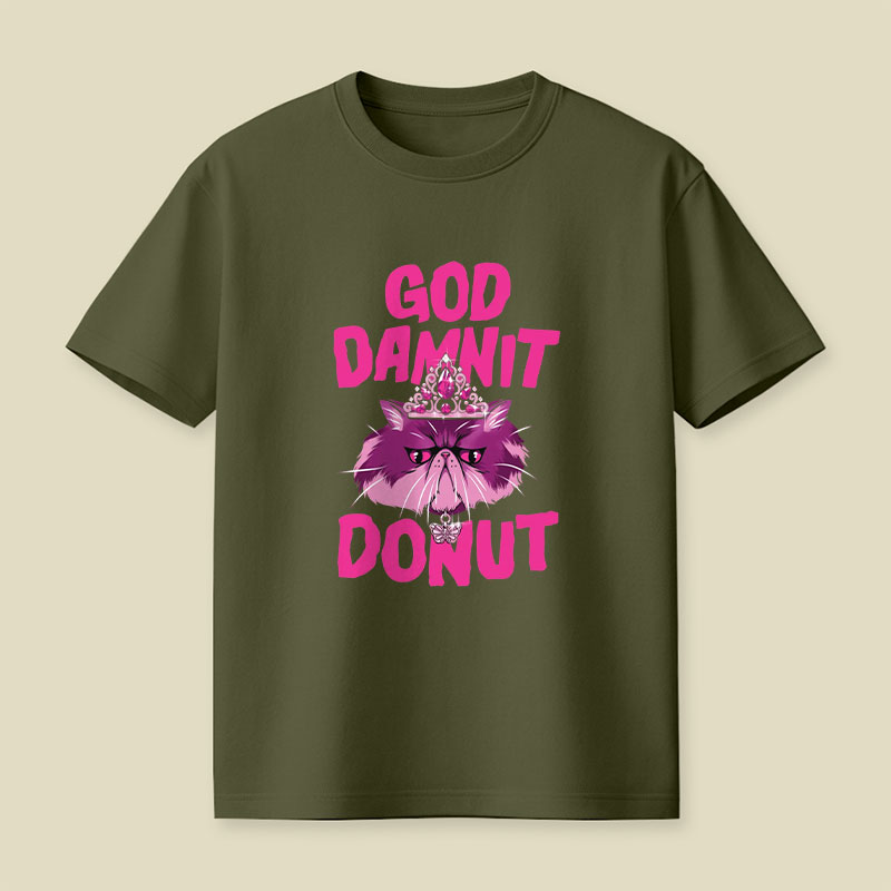 Donut Cat Playful T-Shirt