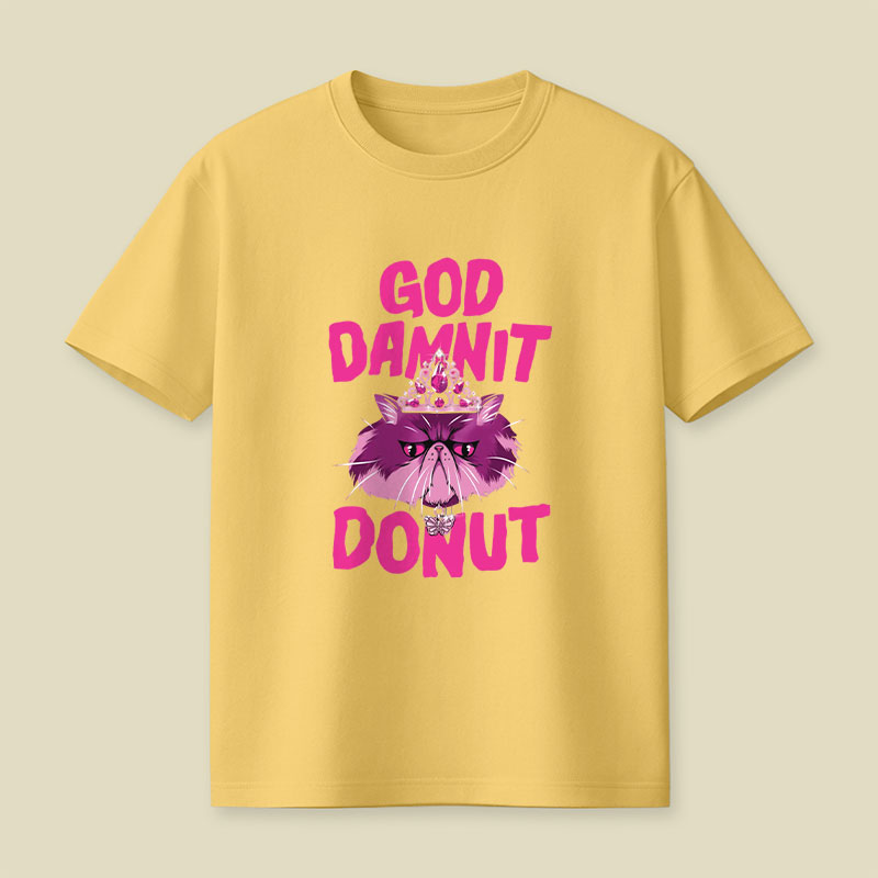 Donut Cat Playful T-Shirt