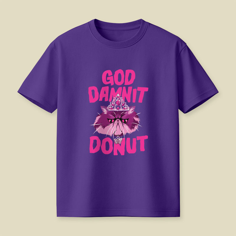 Donut Cat Playful T-Shirt