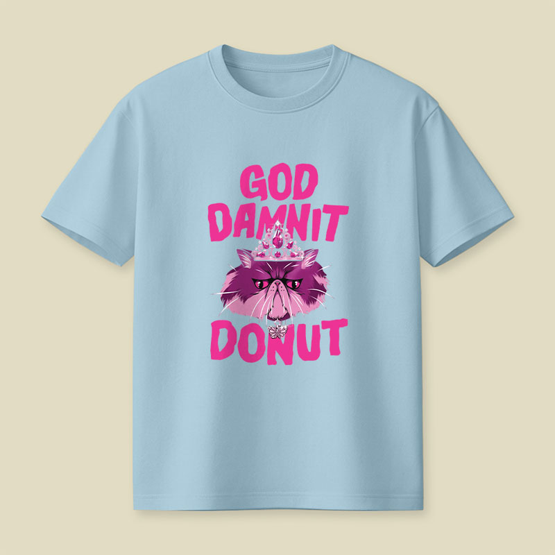 Donut Cat Playful T-Shirt