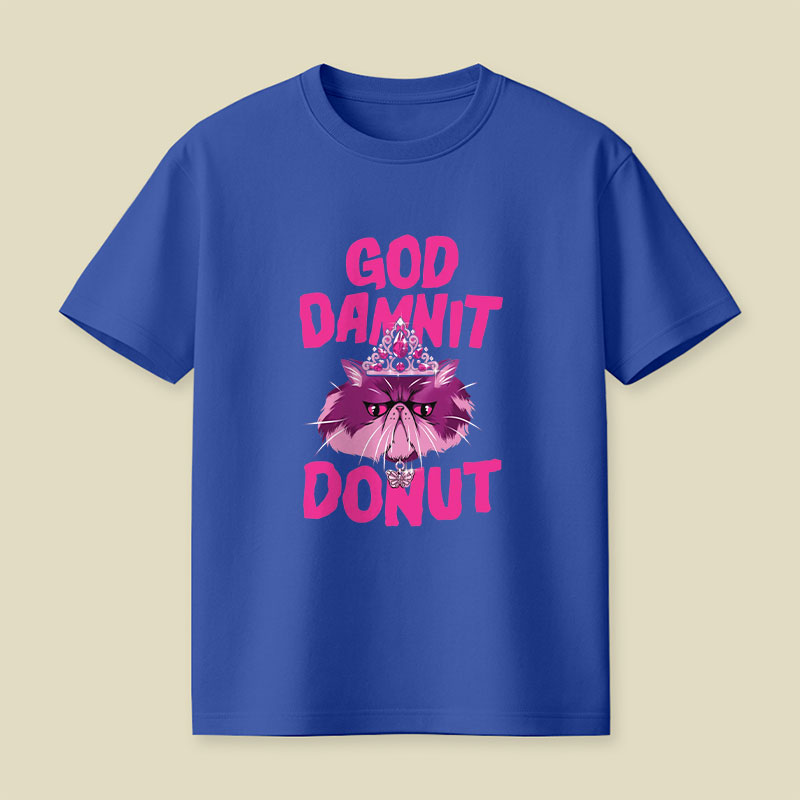 Donut Cat Playful T-Shirt