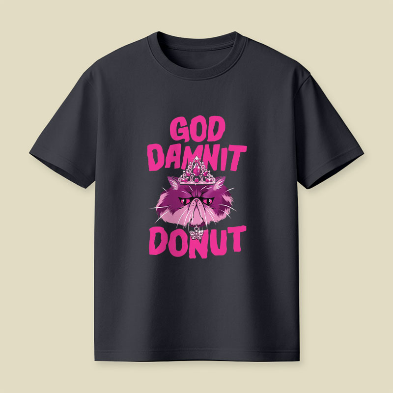 Donut Cat Playful T-Shirt