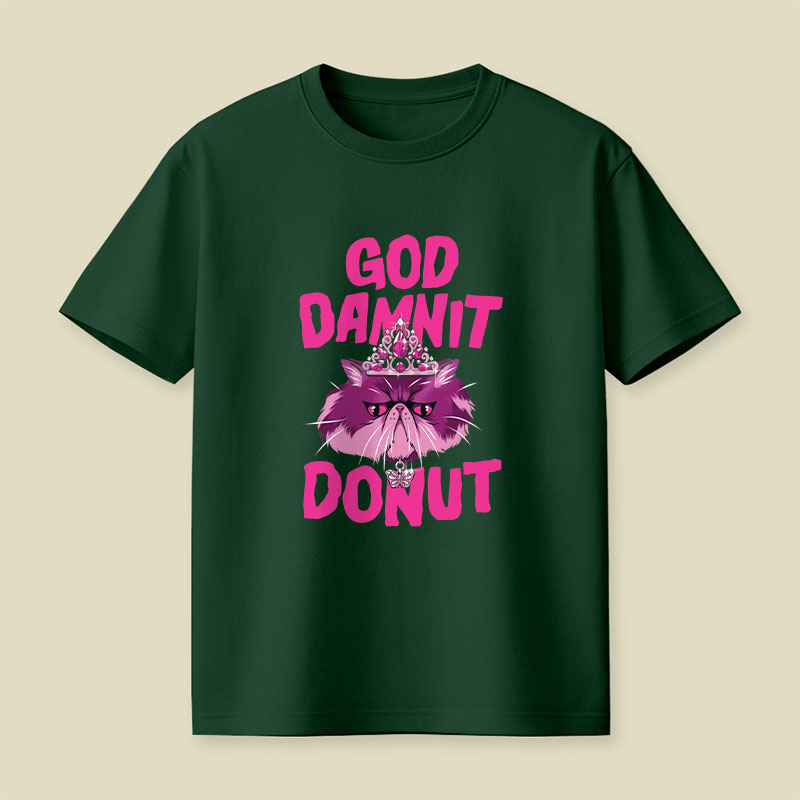 Donut Cat Playful T-Shirt