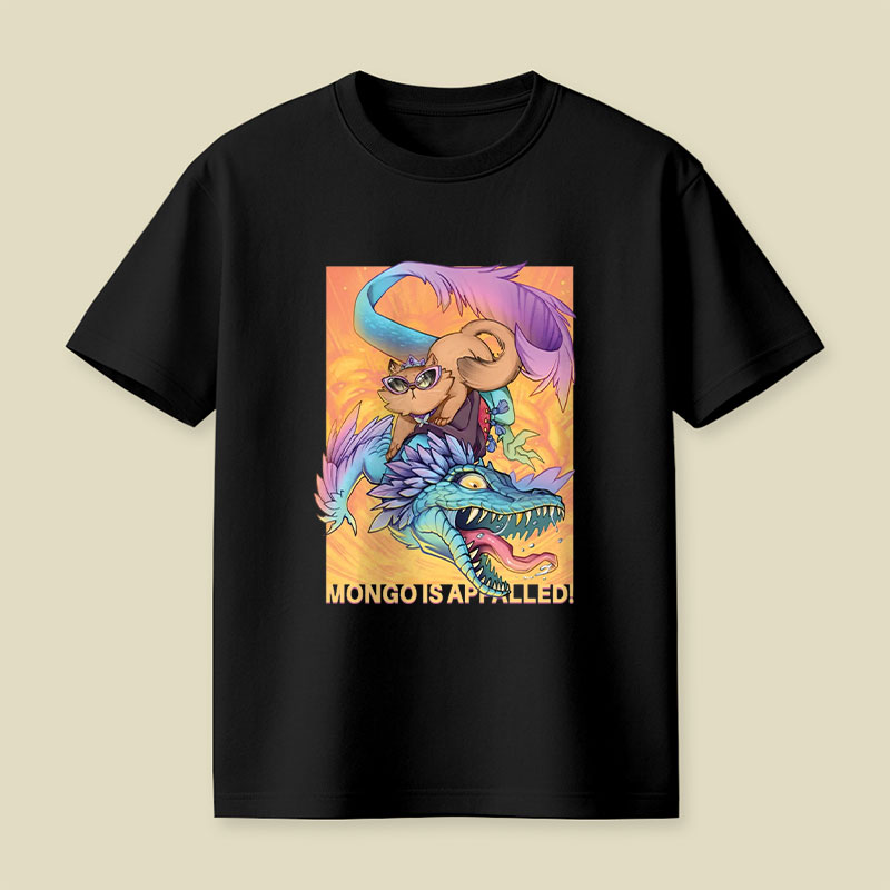 MONGO IS APPALLED Funny Playful T-Shirt