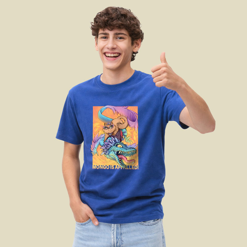 MONGO IS APPALLED Funny Playful T-Shirt