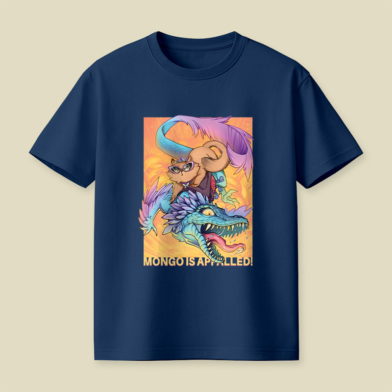MONGO IS APPALLED Funny Playful T-Shirt