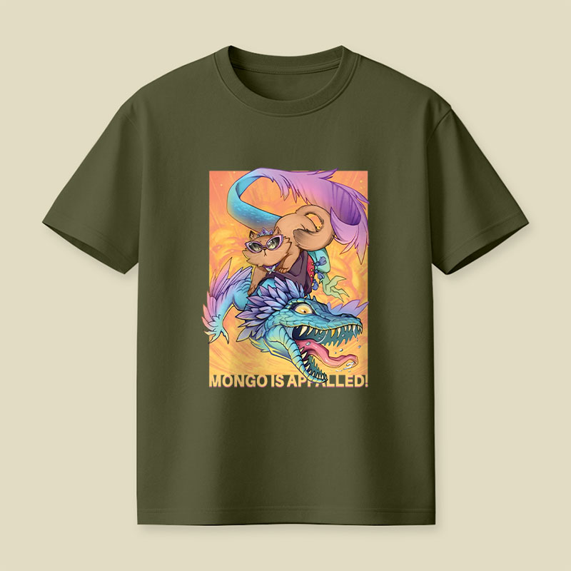 MONGO IS APPALLED Funny Playful T-Shirt