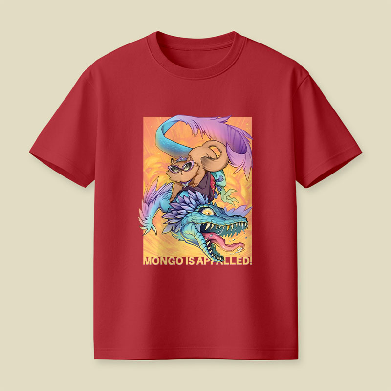 MONGO IS APPALLED Funny Playful T-Shirt