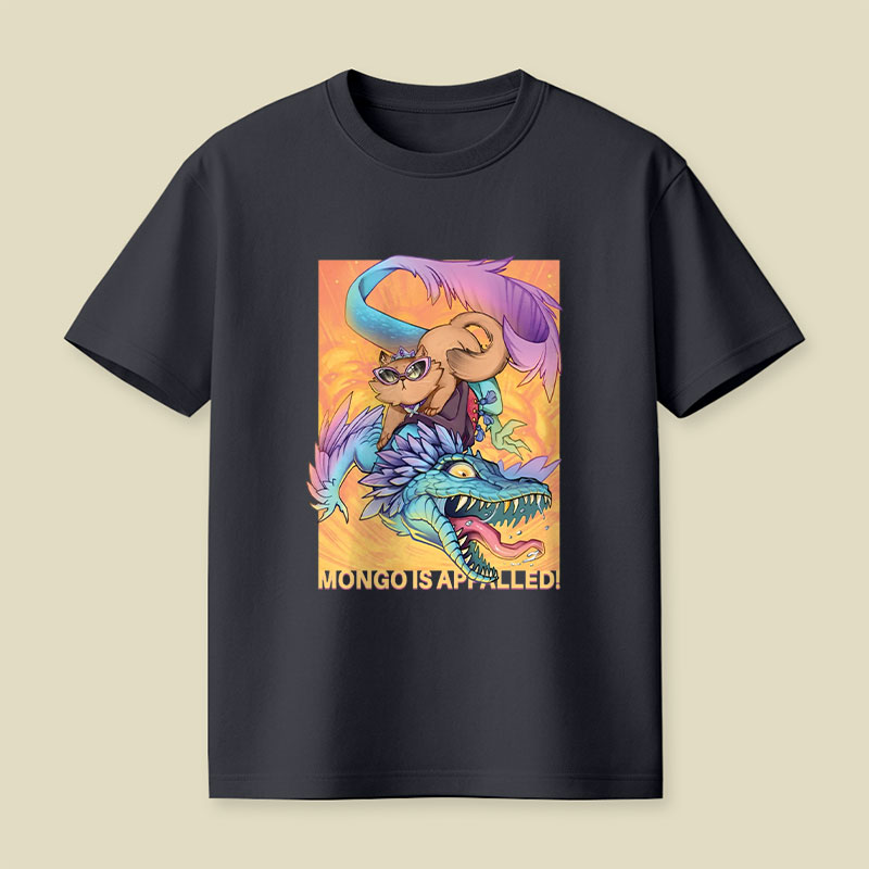 MONGO IS APPALLED Funny Playful T-Shirt