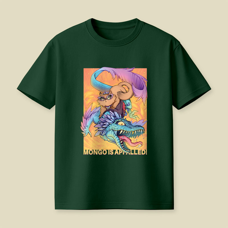 MONGO IS APPALLED Funny Playful T-Shirt