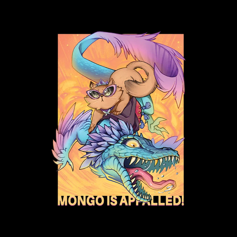 MONGO IS APPALLED Funny Playful T-Shirt