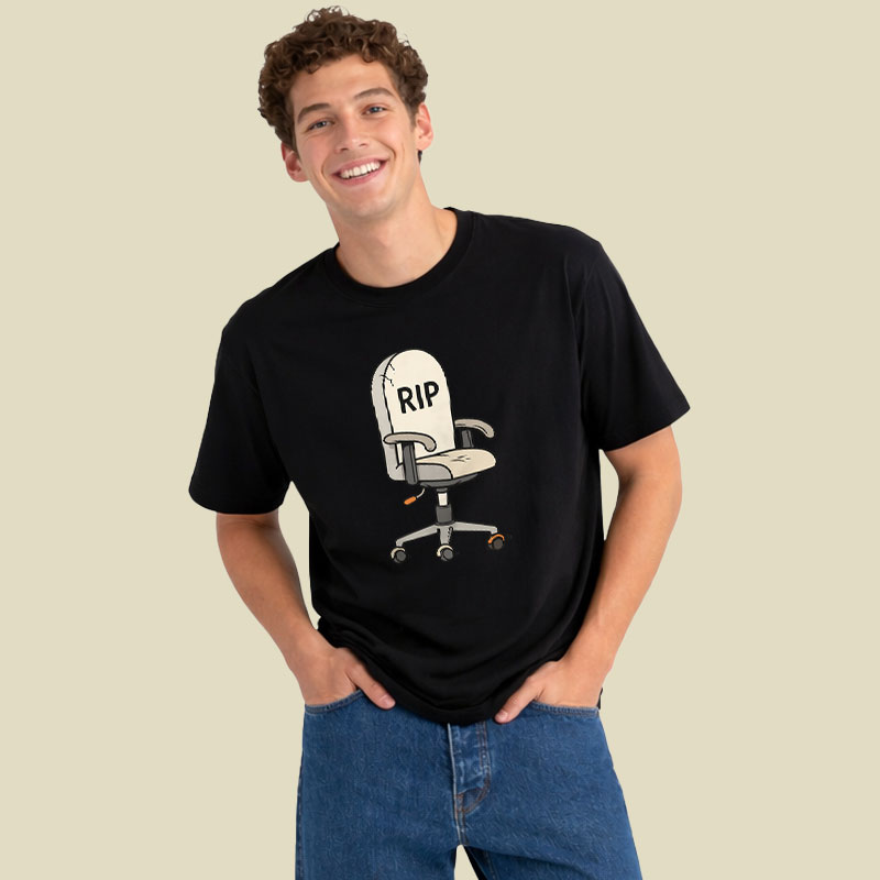 RIP Office Humour Playful T-Shirt