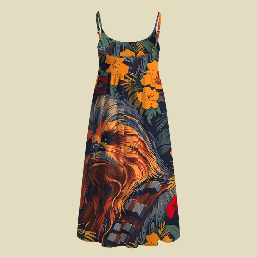 Chewie Flowers and Trees From Camisole Midi Dress