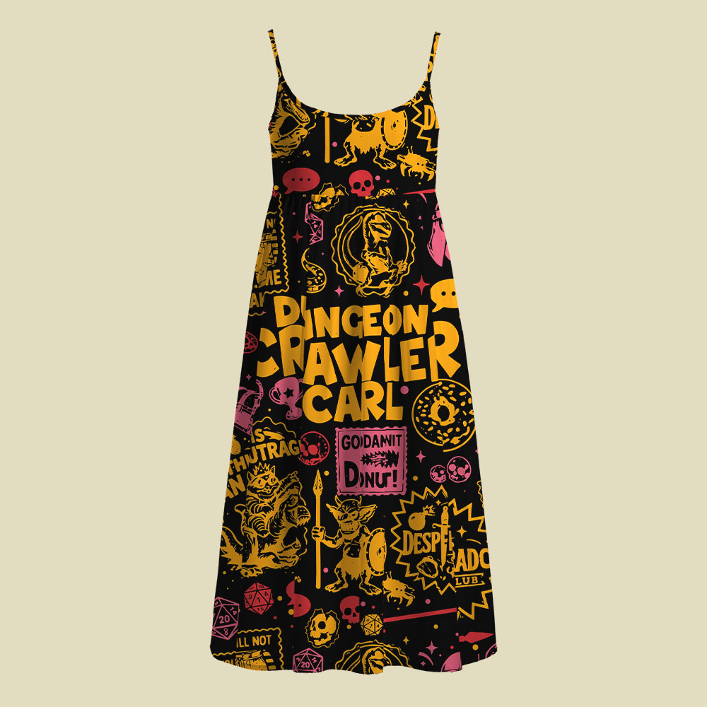 Dungeon Crawler Chaos Camisole Midi Dress