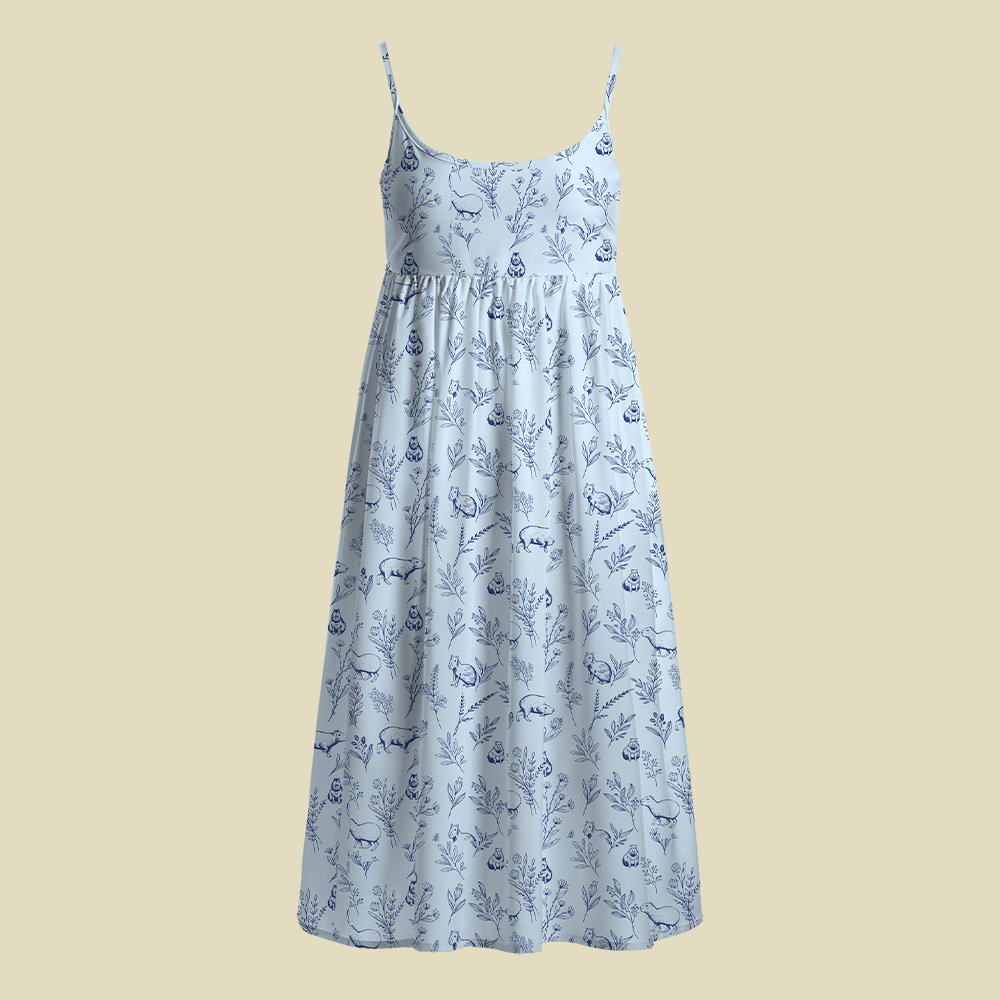 Capybara Camisole Midi Dress