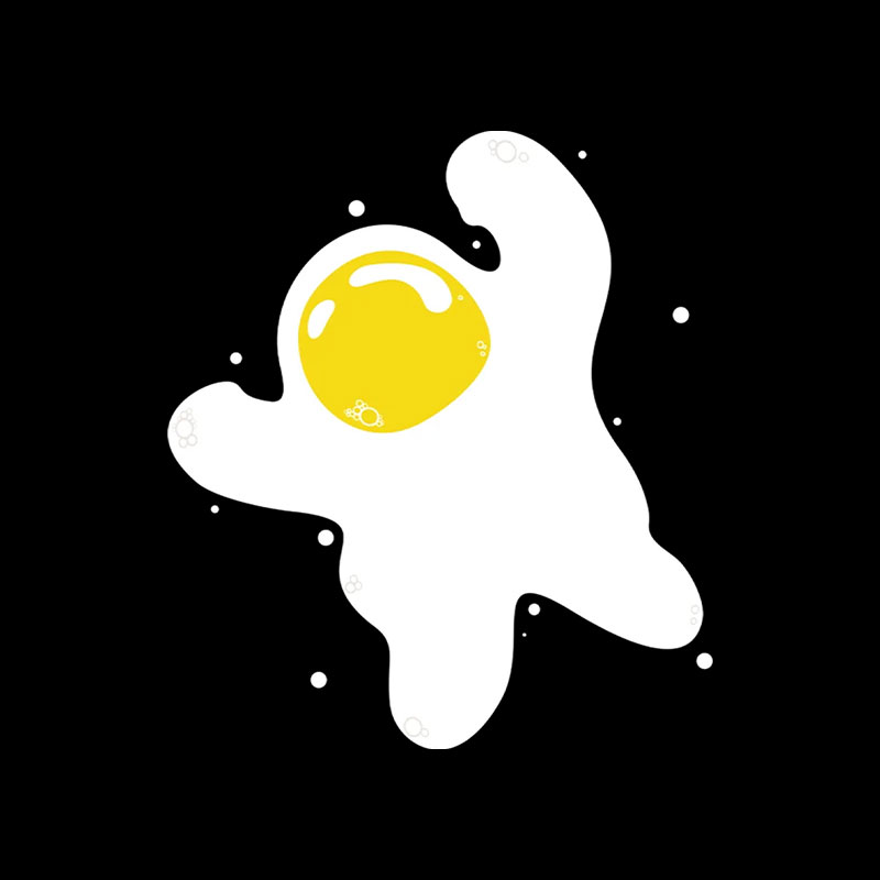 Fried egg Odyssey Playful T-Shirt