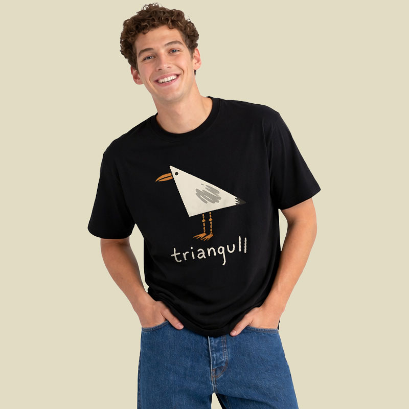 Triangull Funny Cute Pun Playful T-Shirt