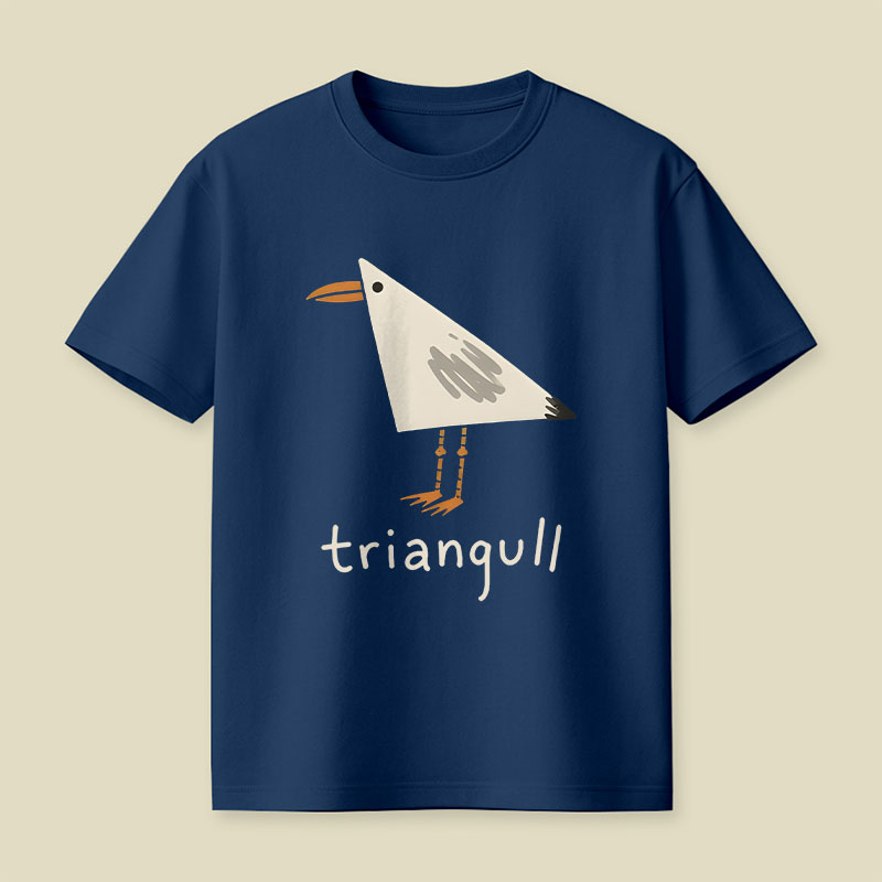 Triangull Funny Cute Pun Playful T-Shirt