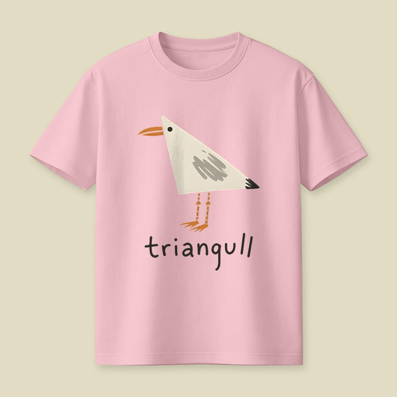 Triangull Funny Cute Pun Playful T-Shirt
