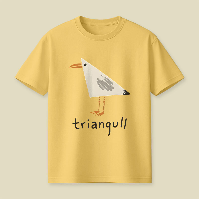 Triangull Funny Cute Pun Playful T-Shirt