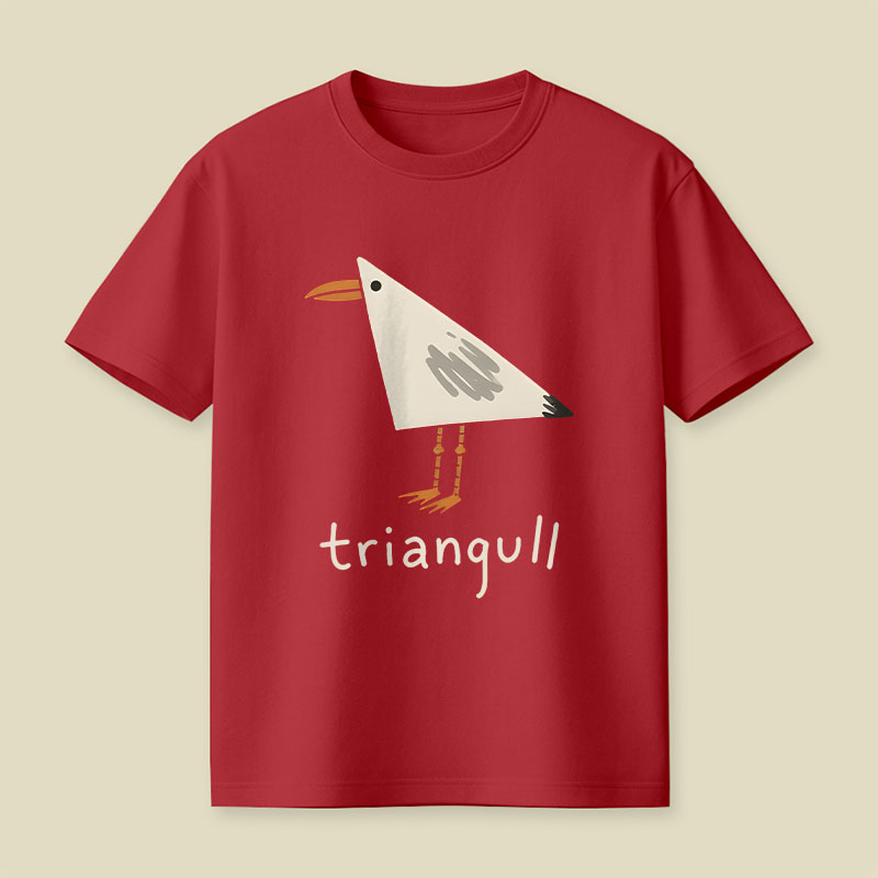 Triangull Funny Cute Pun Playful T-Shirt