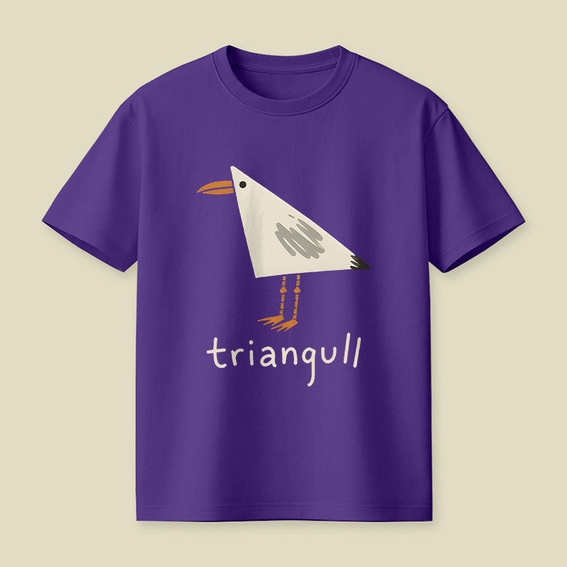Triangull Funny Cute Pun Playful T-Shirt