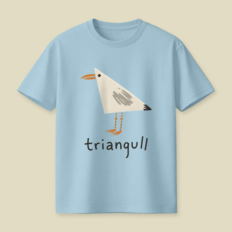 Triangull Funny Cute Pun Playful T-Shirt