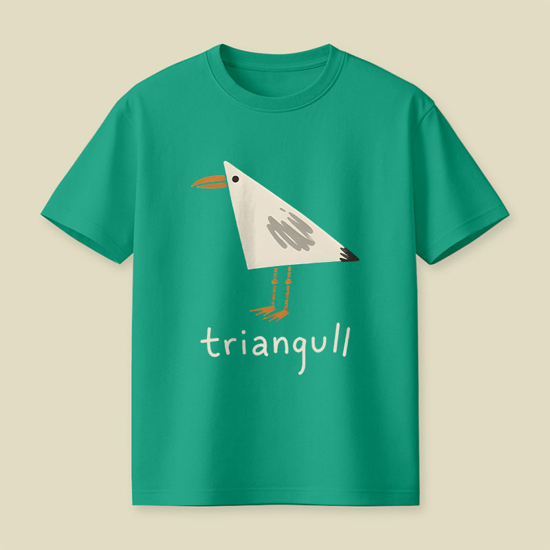 Triangull Funny Cute Pun Playful T-Shirt
