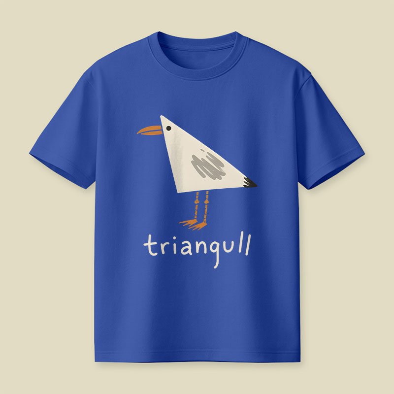 Triangull Funny Cute Pun Playful T-Shirt