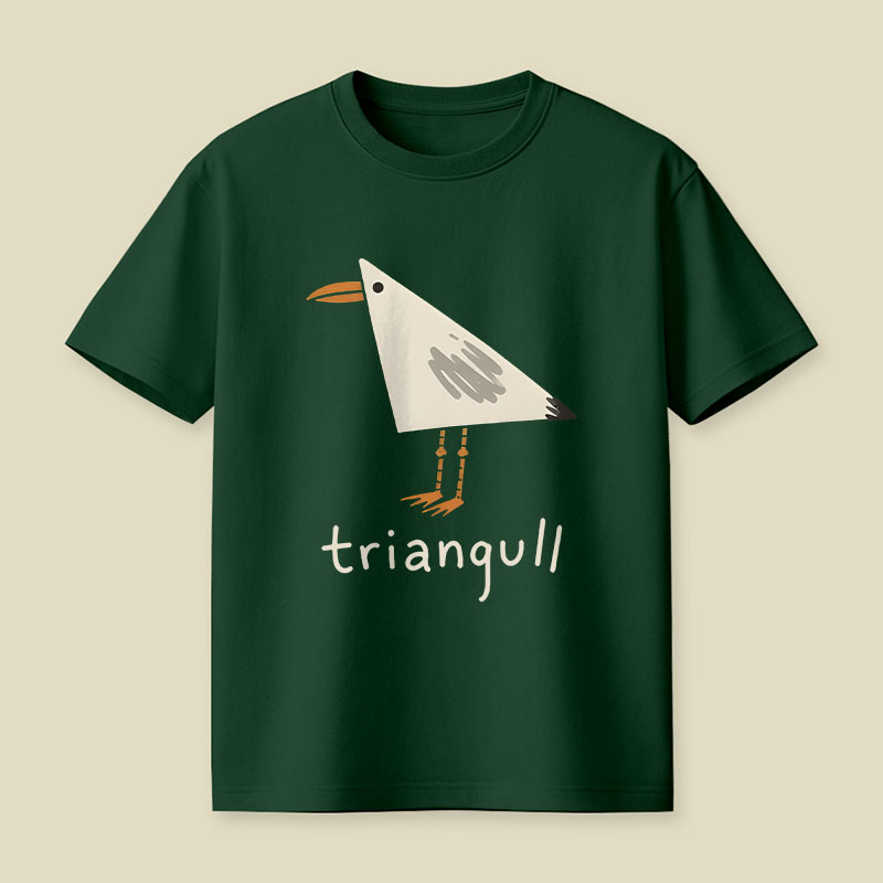 Triangull Funny Cute Pun Playful T-Shirt