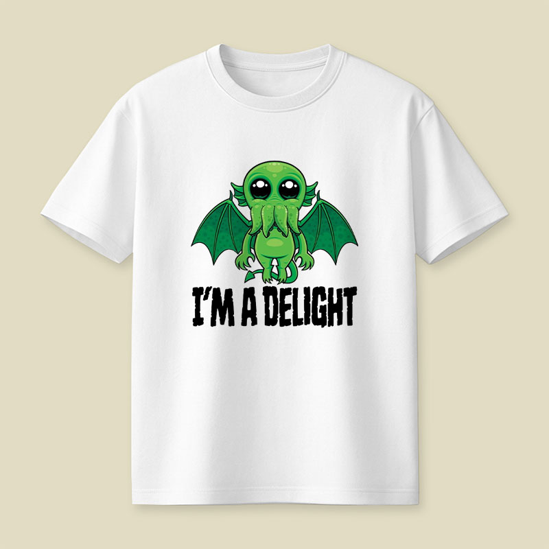 Delightfully Cute Cthulhu Monster Playful T-Shirt