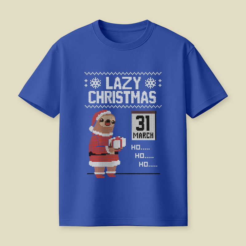 Lazy Christmas Playful T-Shirt