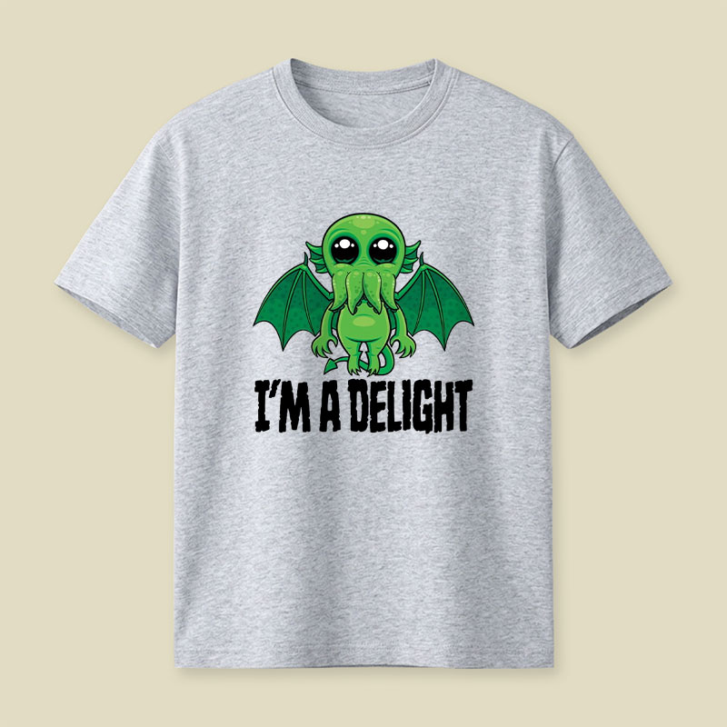 Delightfully Cute Cthulhu Monster Playful T-Shirt