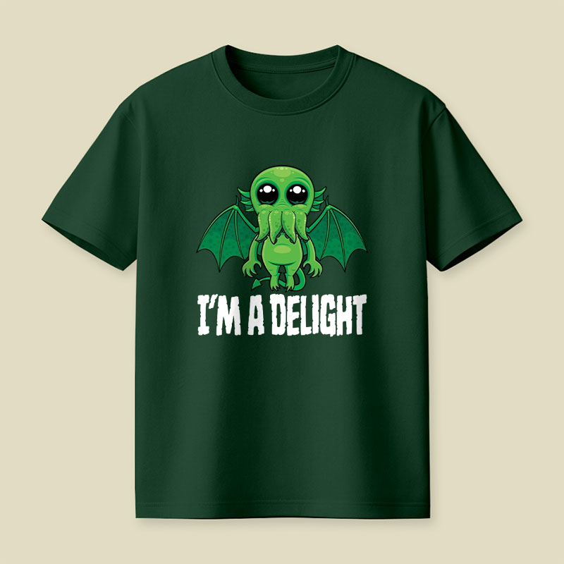 Delightfully Cute Cthulhu Monster Playful T-Shirt