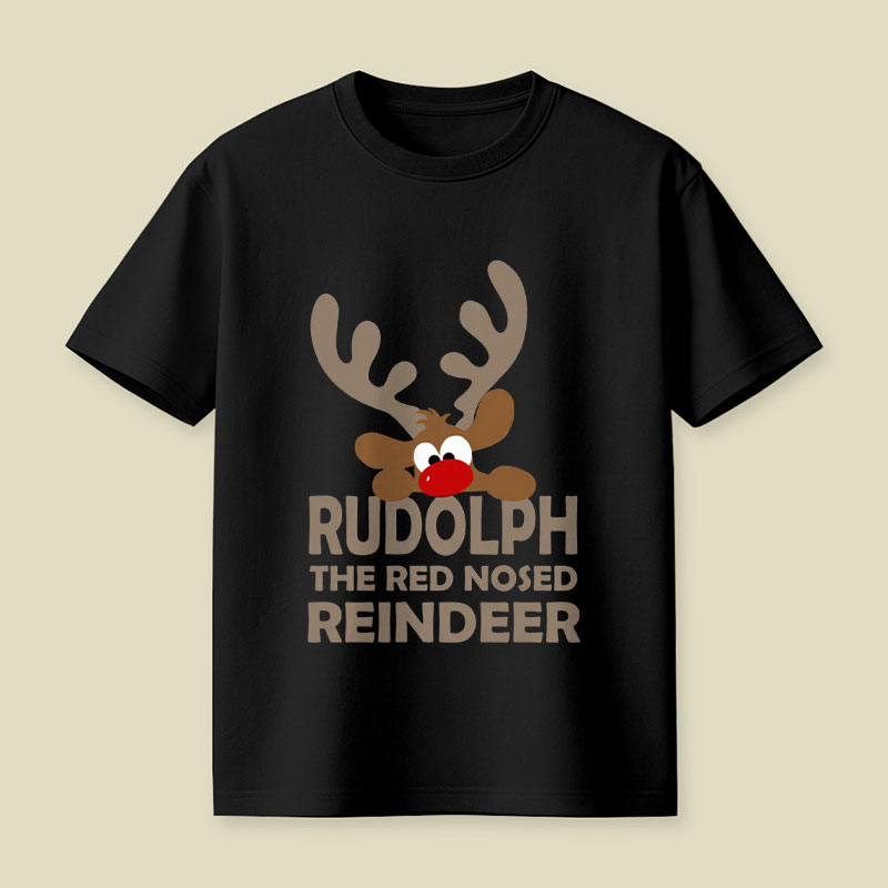 Rudolph Reindeer Playful T-Shirt