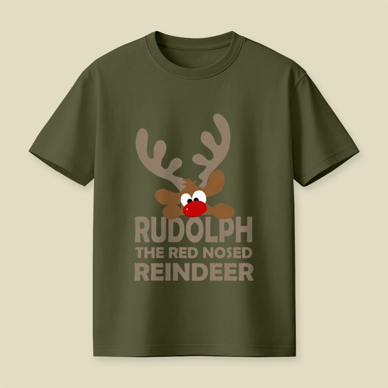 Rudolph Reindeer Playful T-Shirt