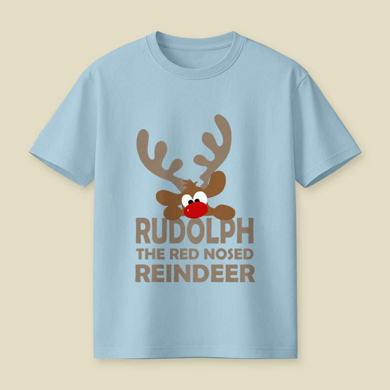 Rudolph Reindeer Playful T-Shirt
