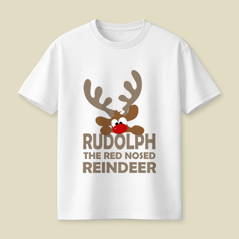 Rudolph Reindeer Playful T-Shirt