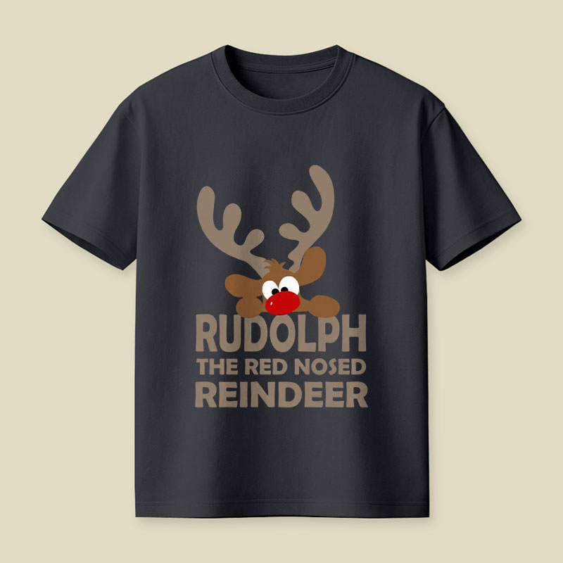 Rudolph Reindeer Playful T-Shirt