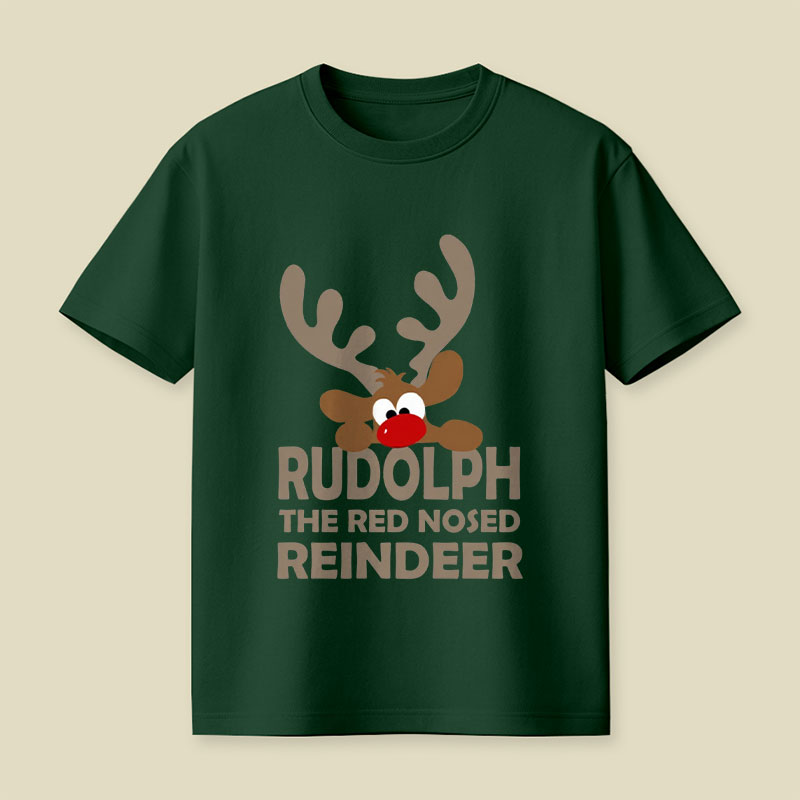 Rudolph Reindeer Playful T-Shirt