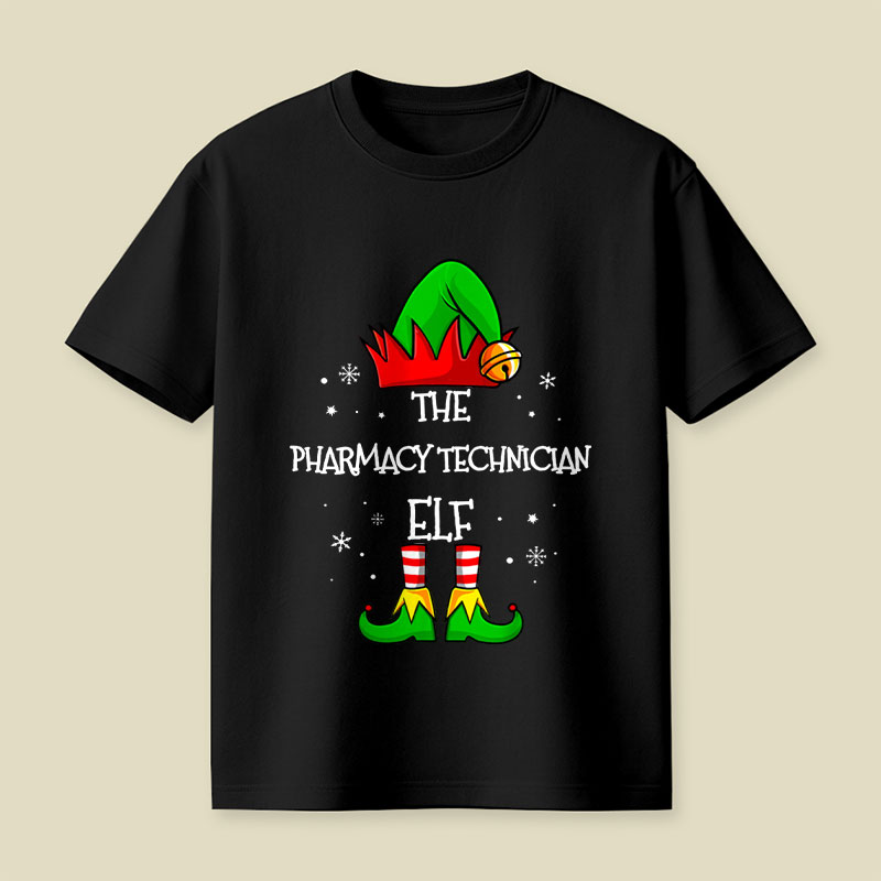 The Pharmacy Technician Elf Playful T-Shirt