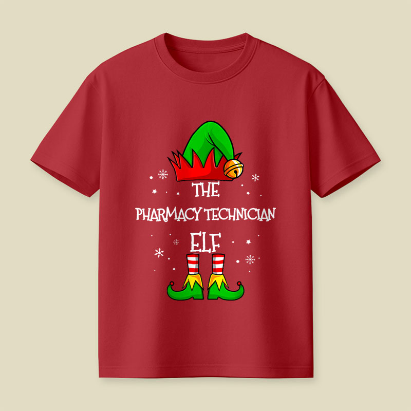 The Pharmacy Technician Elf Playful T-Shirt
